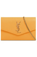 Saint Laurent UPTOWN WALLET ON CHAIN | YELLOW FEVER/GOLD